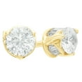 thumbnail image 1 of AFFY White Natural Diamond Stud Earrings in 10k Yellow Gold (0.75 Cttw), 1 of 1