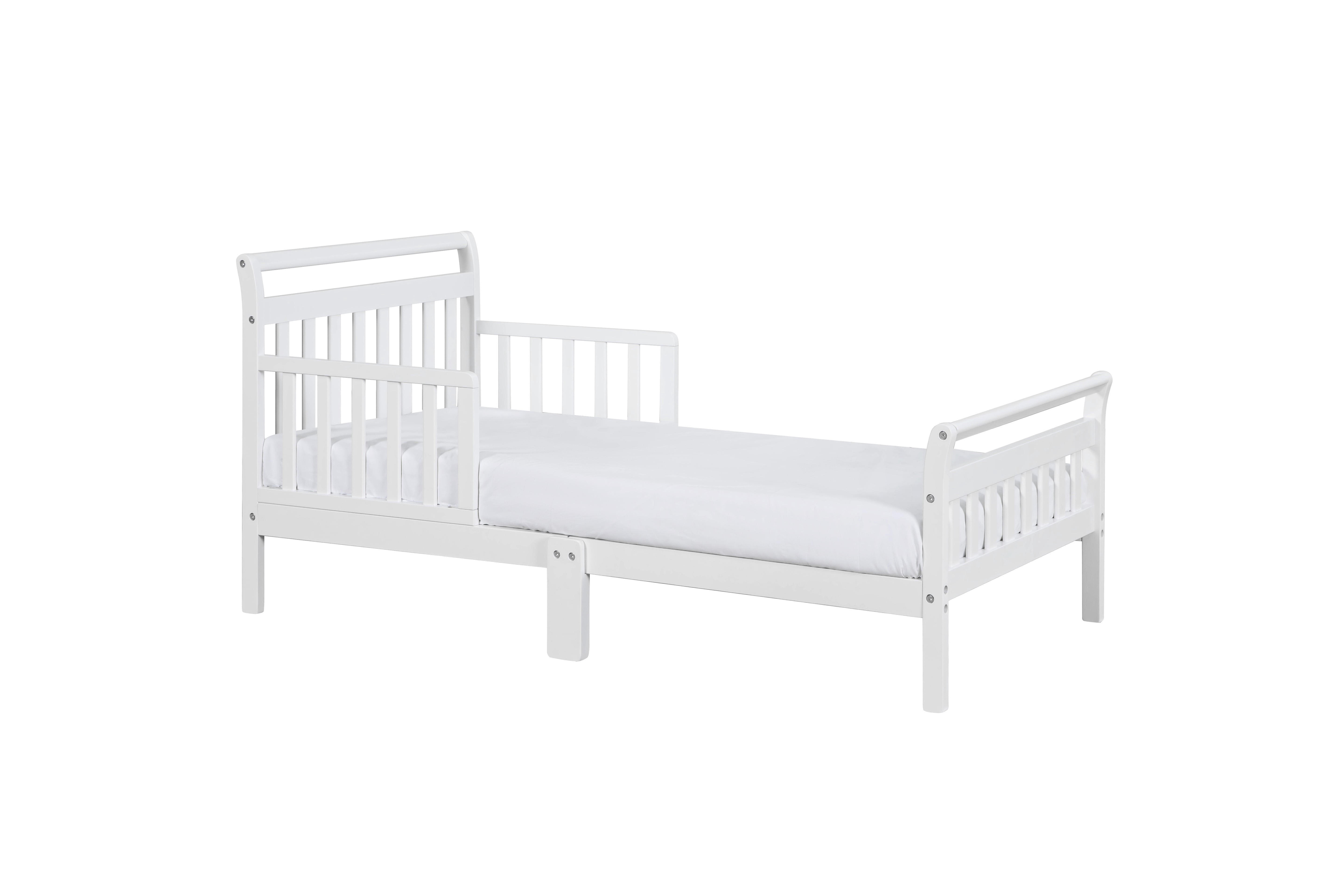 AFG Anna Classic Sleigh Toddler Bed, White