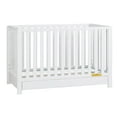 thumbnail image 1 of AFG Baby Furniture Emma 4-in-1 Convertible Wood Crib with Storage Drawer, White, 1 of 18