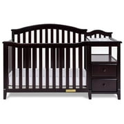 AFG Baby Furniture Kali 4-in-1 Convertible Crib and Changer Gray