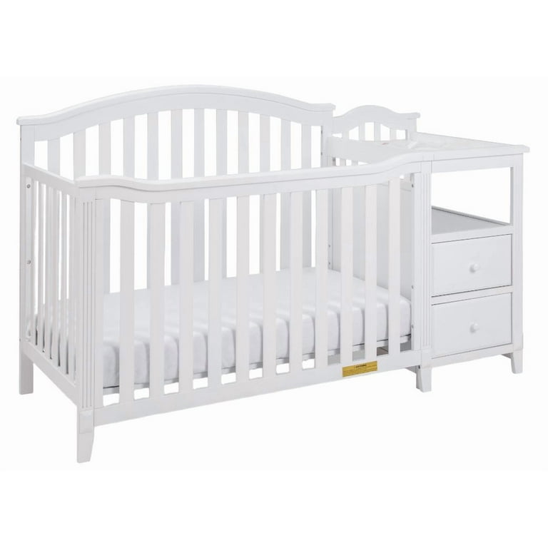 AFG Baby Furniture Kali 4-in-1 Convertible Crib with Drawer and
