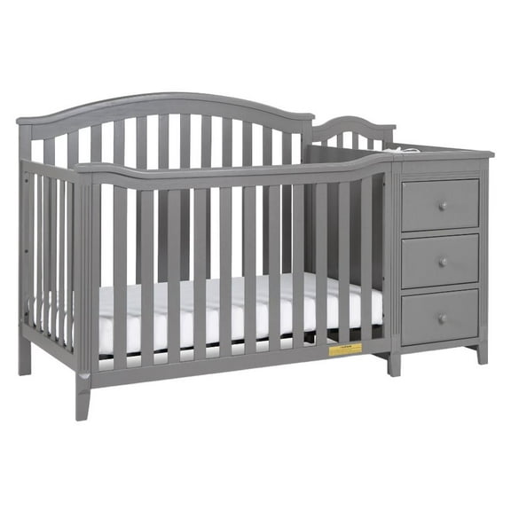 AFG Kali II 4-in-1 Convertible Crib and Changer Gray