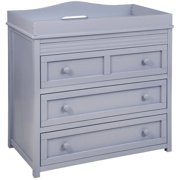 AFG Baby Furniture Leila II Solid Wood 3-Drawers Changing Table in White