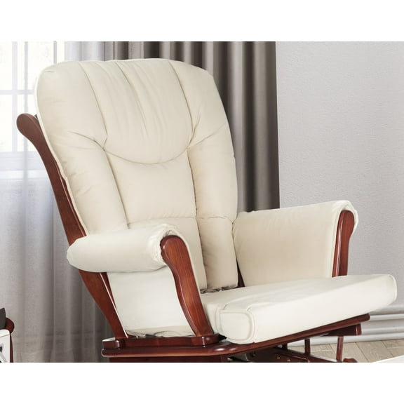 AFG Baby Furniture Sleigh Glider Chair Cushions, Beige