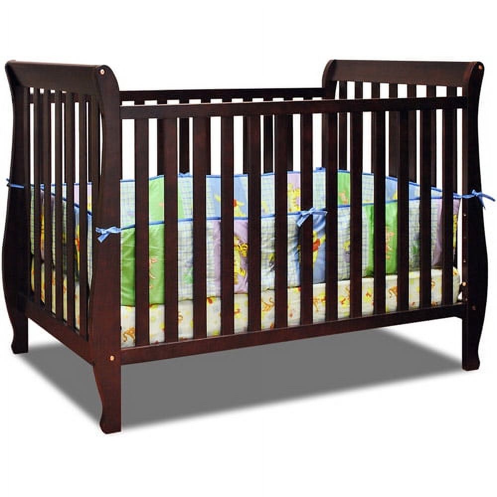 AFG Baby Naomi 4-in-1 Convertible Crib with Toddler Rail Cherry - image 1 of 5
