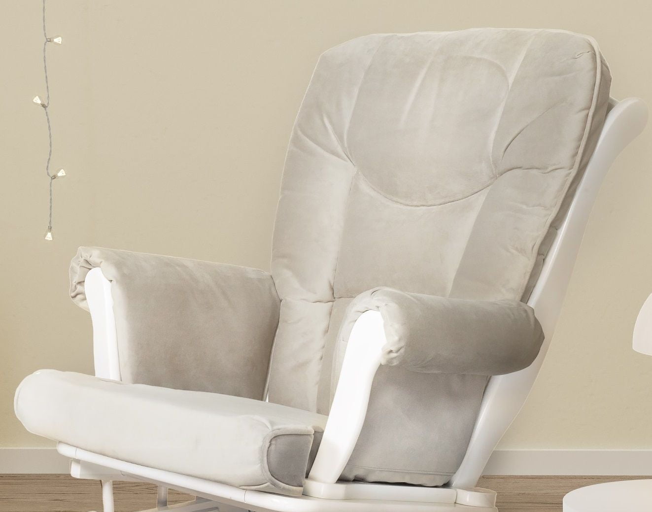 AFG Sleigh Glider Chair Cushions Gray