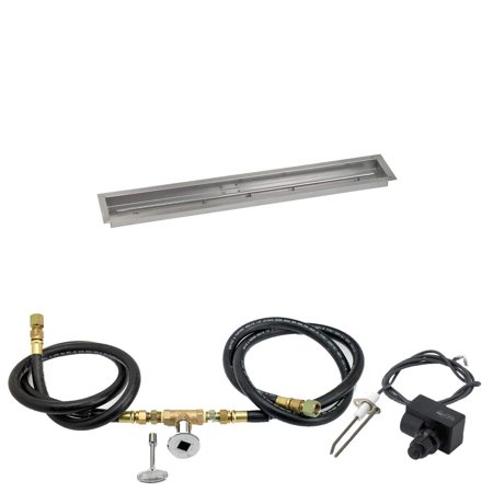 AFG Spark Ignition Fire Pit, Trough Pan, NG, 30in. x 6in.