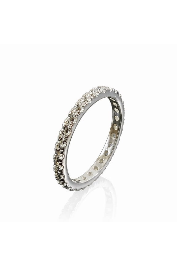 2X2 MM 925 Sterling Silver Semi Mount Without Stone Jewelery, Women Promise Ring ,Round Prong Setting Ring Size - 4.5