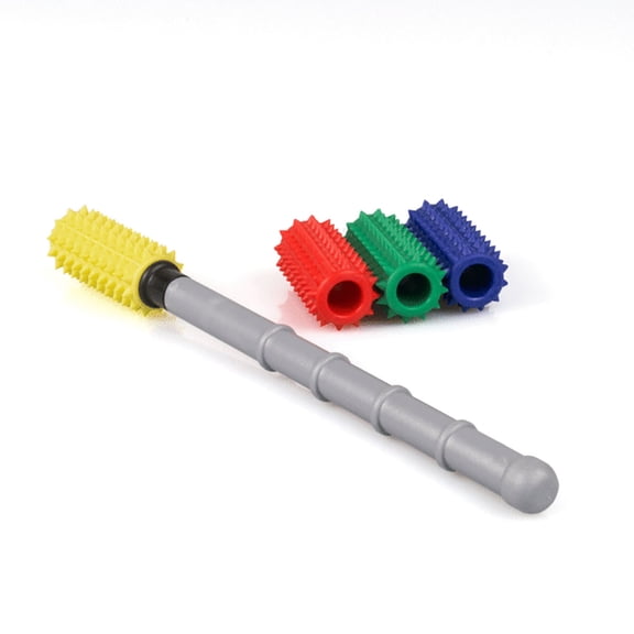 AFH massage roller with 4 different pads with different degrees of firmness