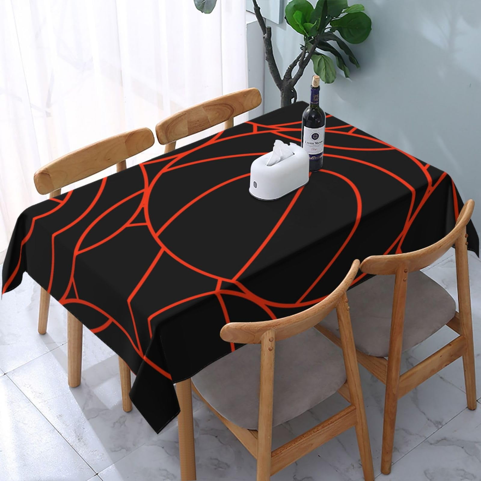 AFHYZY Table Cloth Rectangle Table Waterproof Tablecloth Picnic Table
