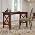 thumbnail image 1 of AFI 48" Lexi Solid Wood Home Office Study Writing Desk with Device Charger, Walnut, 1 of 6