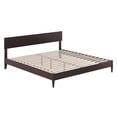 thumbnail image 1 of AFI Aria King Modern Solid Wood Low Profile Platform Bed, Espresso, 1 of 14