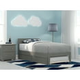 thumbnail image 1 of AFI Boston 14" Twin Wood Platform Bed Frame with Twin Trundle, Grey, 1 of 6