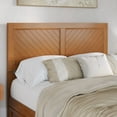 thumbnail image 1 of AFI Canyon Light Toffee Wood Rustic Farmhouse Headboard, Queen, 1 of 6
