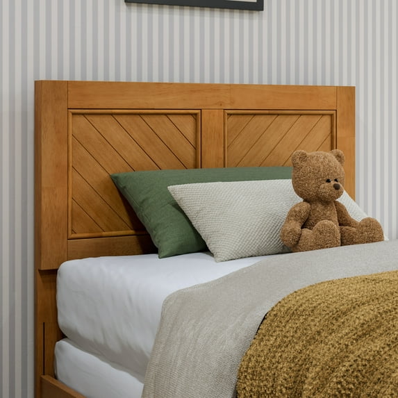 AFI Canyon Light Toffee Wood Rustic Farmhouse Headboard, Twin