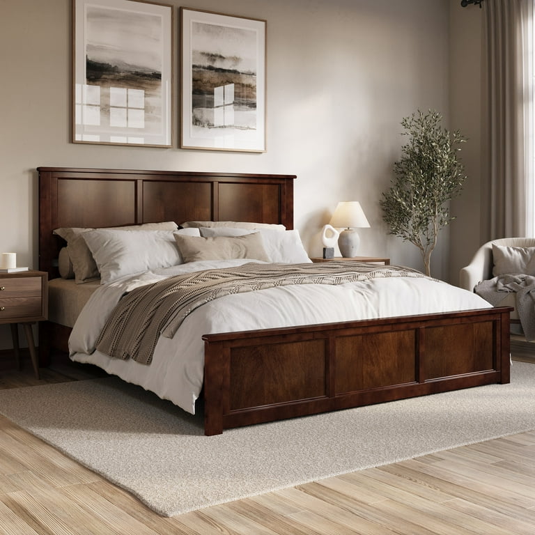 Charlotte Solid Wood Low Profile Plat...