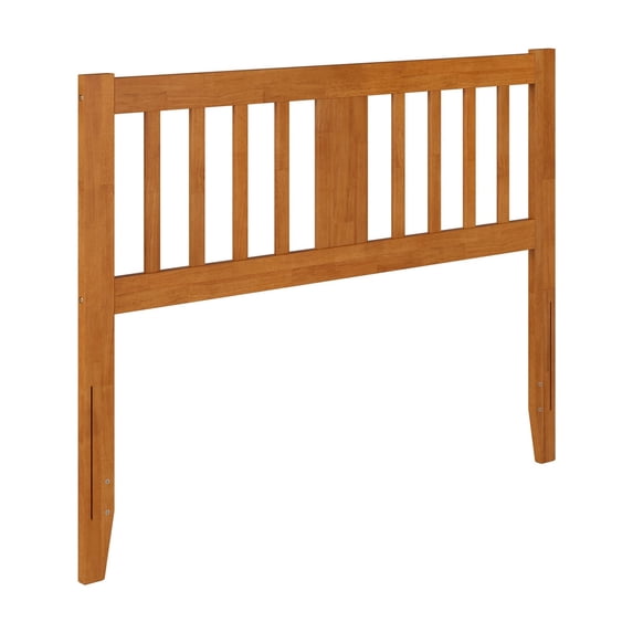 AFI Finley Full Slatted Wood Headboard, Light Toffee