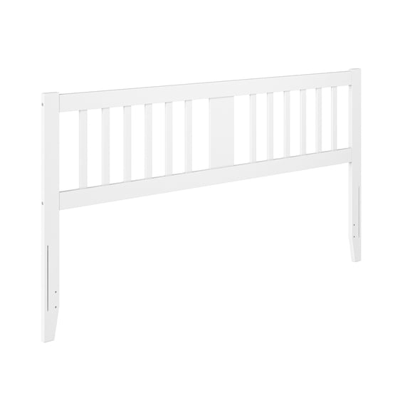 AFI Finley King Slatted Wood Headboard, White