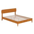 thumbnail image 1 of AFI Florence Full Solid Wood Low Profile Platform Bed, Light Toffee, 1 of 14