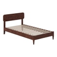 thumbnail image 1 of AFI Florence Twin Solid Wood Low Profile Platform Bed, Walnut, 1 of 14