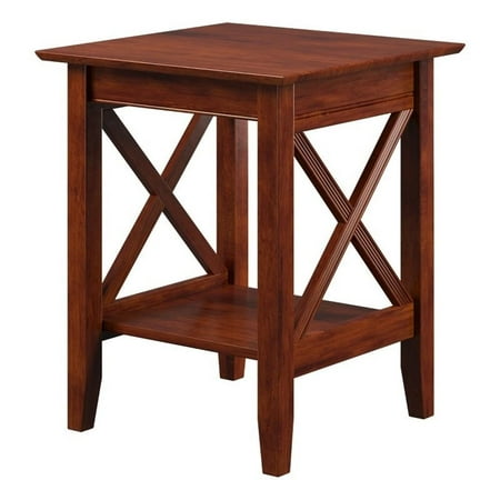AFI Lexi Transitional Solid Wood Contemporary Printer Stand in Walnut