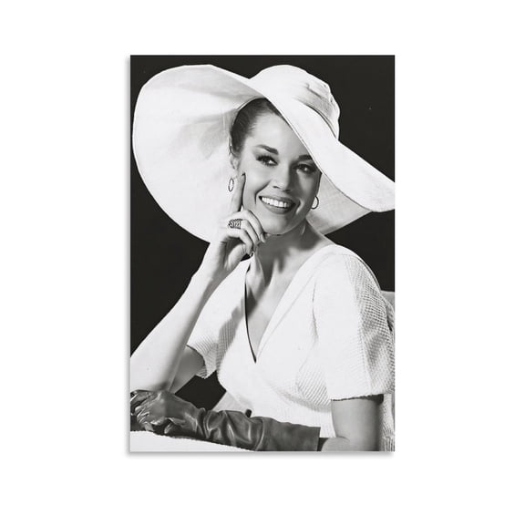AFI Life Achievement Award Recipientss Jane Fonda Black And White Retro Poster Home Decor Poster Wall Art Hanging Picture Print Bedroom Decorative Painting Posters Room Aesthetic 20x30inch(50x75cm)