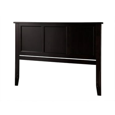 AFI Madison Headboard with USB Charging Station Espresso Wood Finish King