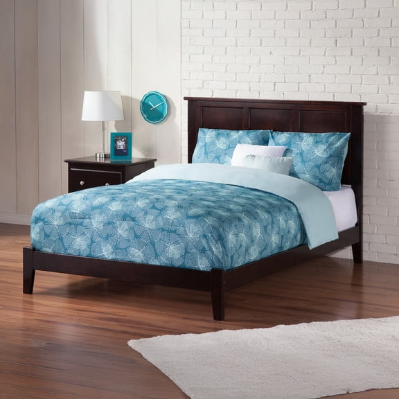 AFI Madison King Low Profile Wood Platform Bed, Espresso