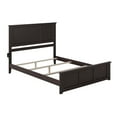 thumbnail image 1 of AFI Madison King Solid Wood Foundation Bed Frame with Matching Footboard, Espresso, 1 of 5