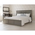 thumbnail image 1 of AFI Madison King Solid Wood Low Profile Platform Bed with Matching Footboard, Grey, 1 of 8