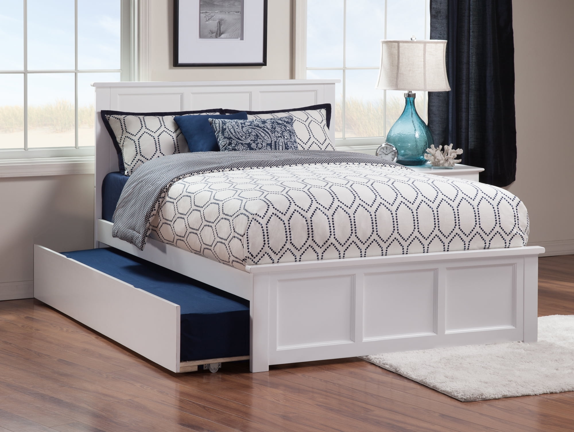 AFI Madison Queen Platform Bed with Wood Headboard Footboard & Twin XL — free download