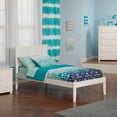 thumbnail image 1 of AFI Madison Twin Solid Wood Platform Bed, White, 1 of 6