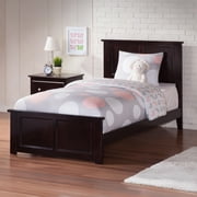 AFI Madison Twin Wood Foundation Bed with Matching Headboard Footboard, Espresso