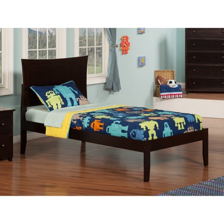 AFI Metro Twin Platform Bed with USB Charging Station in Espresso