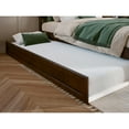 thumbnail image 1 of AFI, Mid-Century Modern Trundle Bed, Twin, Walnut, 1 of 7