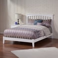 thumbnail image 1 of AFI Mission Queen Low Profile Wood Platform Bed, White, 1 of 6