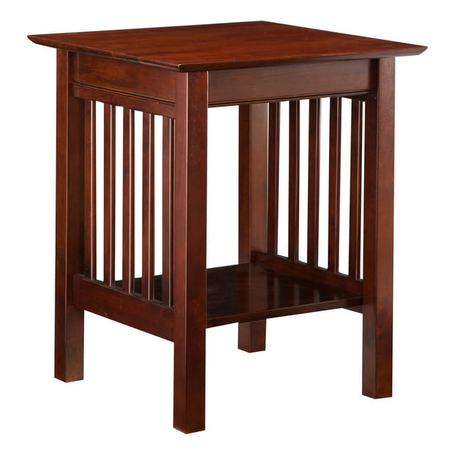 AFI Mission Solid Wood Shaker Printer Stand in Walnut