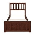thumbnail image 1 of AFI Mission Traditional Bed with Matching Footboard and Turbo Charger-Finish:Walnut,Item Package Quantity:4, 1 of 6