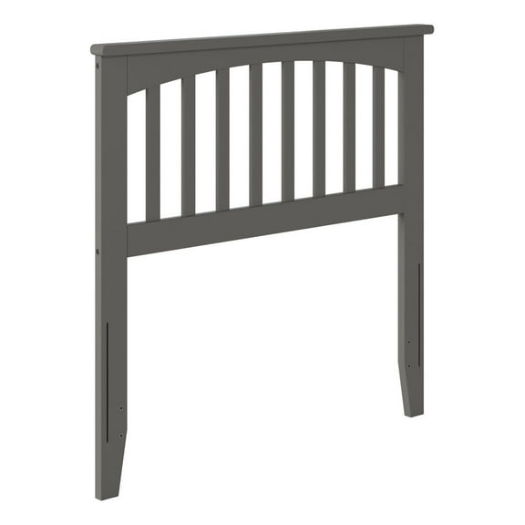 AFI Mission Headboard with Turbo Charger-Finish:Grey,Size:Twin