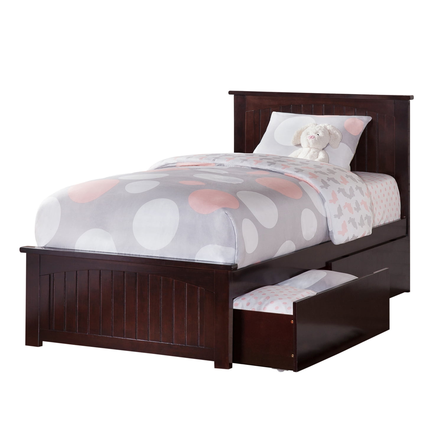 AFI Nantucket Queen Platform Bed with Matching Footboard and Turbo ...