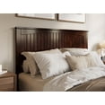 thumbnail image 1 of AFI Nantucket Queen Solid Wood Panel Headboard with Attachable Charger, Walnut, 1 of 8