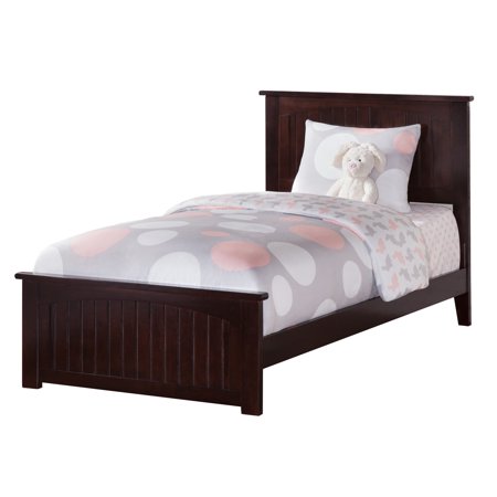 AFI Nantucket Twin XL Foundation Bed with Matching Footboard in Espresso