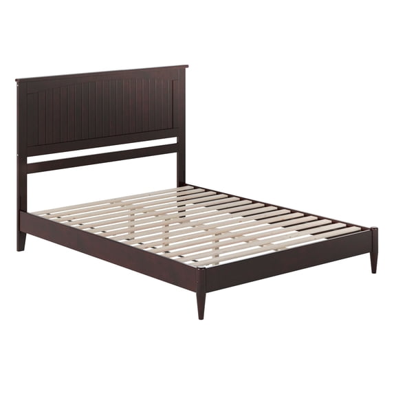 AFI Naples Queen Solid Wood Low Profile Platform Bed, Espresso