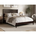 thumbnail image 1 of AFI Naples Queen Solid Wood Low Profile Platform Bed, Espresso, 1 of 12