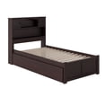 thumbnail image 1 of Newport Twin Extra Long Bed with Footboard and Twin Extra Long Trundle in Espresso, 1 of 7