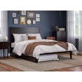 thumbnail image 1 of AFI NoHo 14" Queen Wood Platform Bed Frame with Twin XL Trundle, Espresso, 1 of 8