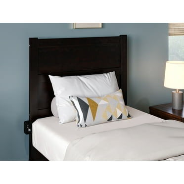 AFI NoHo Modern Panel Wood Headboard, Twin, Espresso