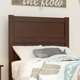thumbnail image 1 of AFI NoHo Modern Panel Wood Headboard, Twin, Walnut, 1 of 5