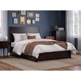 thumbnail image 1 of AFI NoHo Queen Wood Platform Bed with Headboard Footboard & Twin-XL Trundle, Espresso, 1 of 8