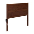 thumbnail image 1 of AFI NoHo Mid-Century Panel Wood Headboard Full Walnut, 1 of 5